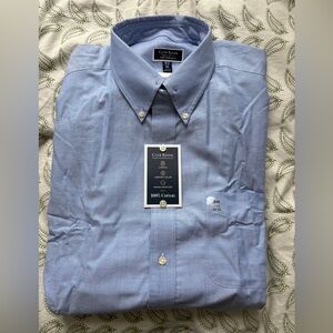 Club Room Light Blue Button-Down Performance Dress Shirt